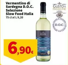 Gusto & Passione - Vermentino Di Sardegna D.O.C. Selezione Slow Food Italia Gusto & Passione - Vermentino Di Sardegna D.O.C. Selezione Slow Food Italia