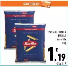 Barilla - Pasta Di Semola Barilla - Pasta Di Semola