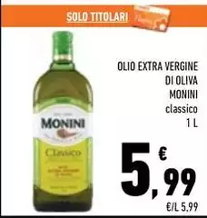 Monini - Olio Extra Vergine Di Oliva Monini - Olio Extra Vergine Di Oliva