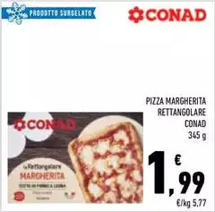 Conad - Pizza Margherita Rettangolare Conad - Pizza Margherita Rettangolare
