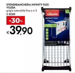 Vileda - Stendibiancheria Infinity Flex