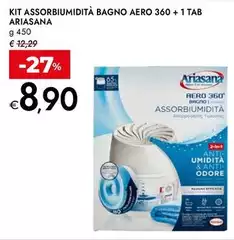 Ariasana - Kit Assorbiumidita Bagno Aero + 1 Tab Ariasana - Kit Assorbiumidita Bagno Aero + 1 Tab