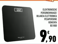 Rowenta - Bilancia Elettronica Pesapersone Bs1800 Rowenta - Bilancia Elettronica Pesapersone Bs1800