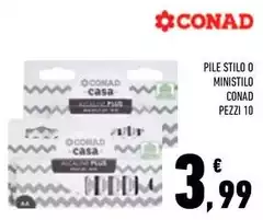 Conad - Pile Stilo O Ministilo Conad - Pile Stilo O Ministilo