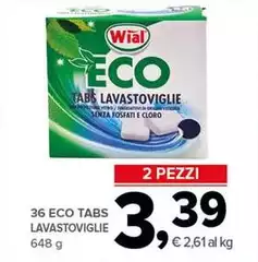 Wial - 36 Eco Tabs Lavastoviglie Wial - 36 Eco Tabs Lavastoviglie