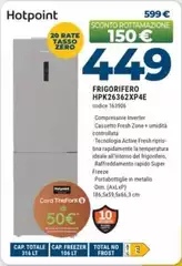 Hotpoint - Frigorifero HPK26362XP4E Hotpoint - Frigorifero HPK26362XP4E
