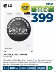 LG - Lavatrice F4NX1009NWB LG - Lavatrice F4NX1009NWB