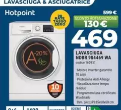 Hotpoint - Lavasciuga NDBR 984469 WA Hotpoint - Lavasciuga NDBR 984469 WA