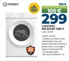 Indesit - Lavatrice IMA 864 MY TIME IT Indesit - Lavatrice IMA 864 MY TIME IT