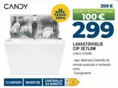 Candy - Lavastoviglie CIP 3E7LOW Candy - Lavastoviglie CIP 3E7LOW