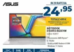 Asus - Notebook E1504FA-BQ2074W Asus - Notebook E1504FA-BQ2074W