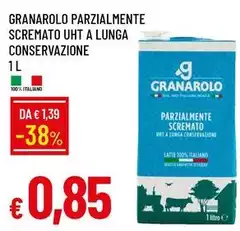 Granarolo - Parzialmente Scremato UHT A Lunga Conservazione
