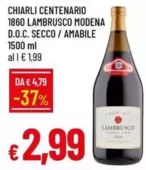 Chiarli -  Centenario Lambrusco Modena D.O.C. Secco