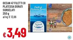 Ocean - 47 Filetti Di Platessa Dorati Surgelati