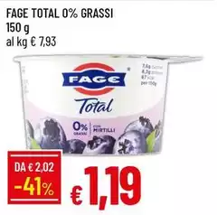 Fage - Total 0% Grassi Fage - Total 0% Grassi