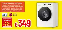 LG - Lg W4NX1085NWB Lavasciuga