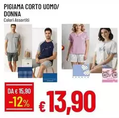 Pigiama Corto Uomo/Donna Pigiama Corto Uomo/Donna