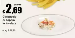 Carpaccio Di Seppia In Insalata Carpaccio Di Seppia In Insalata