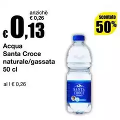Santa croce - Acqua Naturale/Gassata Santa croce - Acqua Naturale/Gassata