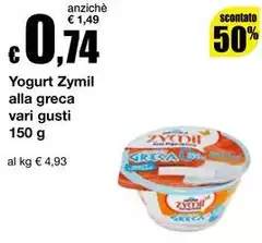 Parmalat - Yogurt Zymil Alla Greca
