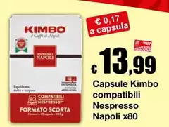 Kimbo - Capsule Compatibili Nespresso