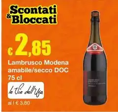 Lambrusco Modena Amabile/Secco DOC