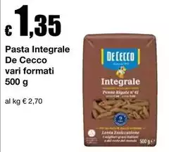 De Cecco - Pasta Integrale De Cecco - Pasta Integrale