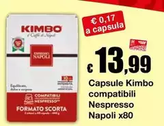 Kimbo - Capsule Compatibili Nespresso Napoli