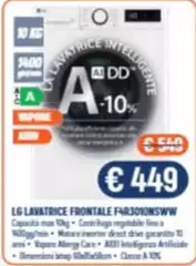 LG - Lavatrice Frontale F4R3Q10NSWW 