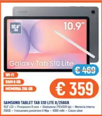 Samsung - Tablet Tab S10 Lite 8/256gb