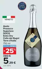 Terre d'Italia - Asolo Prosecco Superiore DOCG Extra Dry Colle Dei Bugni