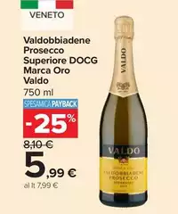 Valdo - bbiadene Prosecco Superiore DOCG Marca Oro