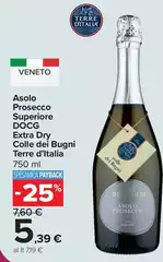 Terre d'Italia - Asolo Prosecco Superiore DOCG Extra Dry Colle Dei Bugni