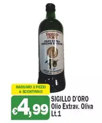 Oliva - Sigillo D'oro Olio Extrav. Oliva - Sigillo D'oro Olio Extrav.