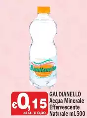 Gaudianello - Acqua Minerale Effervescente Naturale Gaudianello - Acqua Minerale Effervescente Naturale