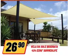 Vela Da Sole Quadrata Summerlife Vela Da Sole Quadrata Summerlife