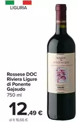 Riviera - Rossese DOC  Ligure Di Ponente Gajaudo