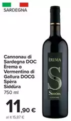Siddura - Cannonau Di Sardegna DOC Erema O Vermentino Di Gallura DOCG Spèra Siddura - Cannonau Di Sardegna DOC Erema O Vermentino Di Gallura DOCG Spèra