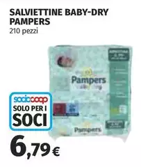Pampers - Salviettine Baby-Dry Pampers - Salviettine Baby-Dry