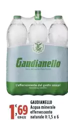 Gaudianello - Acqua Minerale Effervescente Naturale Gaudianello - Acqua Minerale Effervescente Naturale
