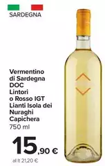 Lindt - Vermentino Di Sardegna DOC O Rosso IGT Llanti Isola Dei Nuraghi Capichera Lindt - Vermentino Di Sardegna DOC O Rosso IGT Llanti Isola Dei Nuraghi Capichera