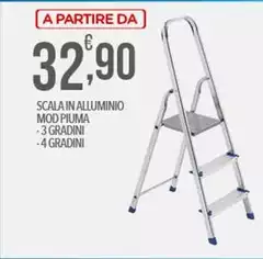Scala -  In Alluminio Mod Piuma