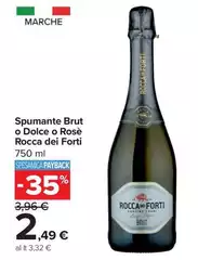 Rocca dei forti - Spumante Brut O Dolce O Rosè Rocca dei forti - Spumante Brut O Dolce O Rosè