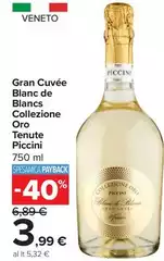 Tenute piccini - Gran Cuvée Blanc De Blancs Collezione Oro Tenute piccini - Gran Cuvée Blanc De Blancs Collezione Oro