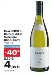 Gavi -  DOCG O Barbera D'Asti Superiore DOCG