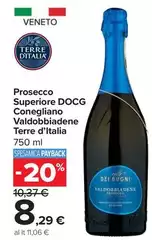 Terre d'Italia - Prosecco Superiore DOCG Valdobbiadene Terre d'Italia - Prosecco Superiore DOCG Valdobbiadene