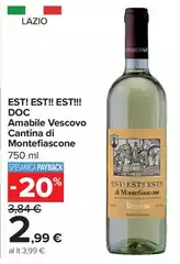 Cantina Di Montefiascone - Est! Est!! Est!!! DOC Amabile Vescova