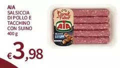 Aia - Salsiccia Di Pollo E Tacchino Con Suino