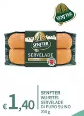 Senfter - Wurstel Servelade Di Puro Suino