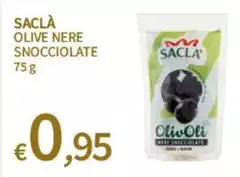 Saclà - Olive Nere Snocciolate Saclà - Olive Nere Snocciolate